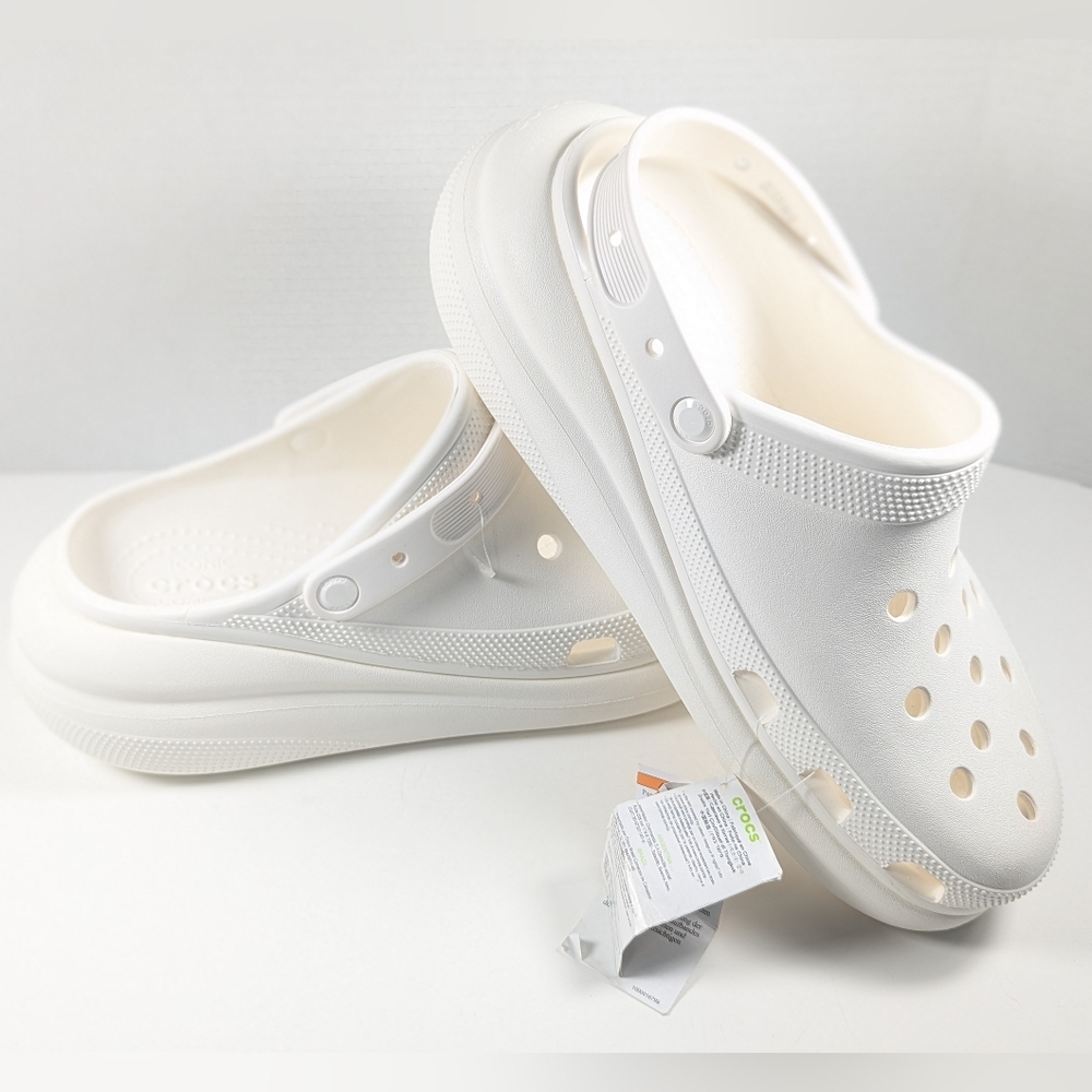 White Crocs Clogs